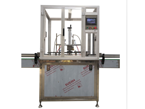 透明PE塑料瓶二元包裝全自動(dòng)灌液機(jī)(防身辣椒水) 透明PE塑料瓶二元包裝全自動(dòng)灌液機(jī)(防身辣椒水)