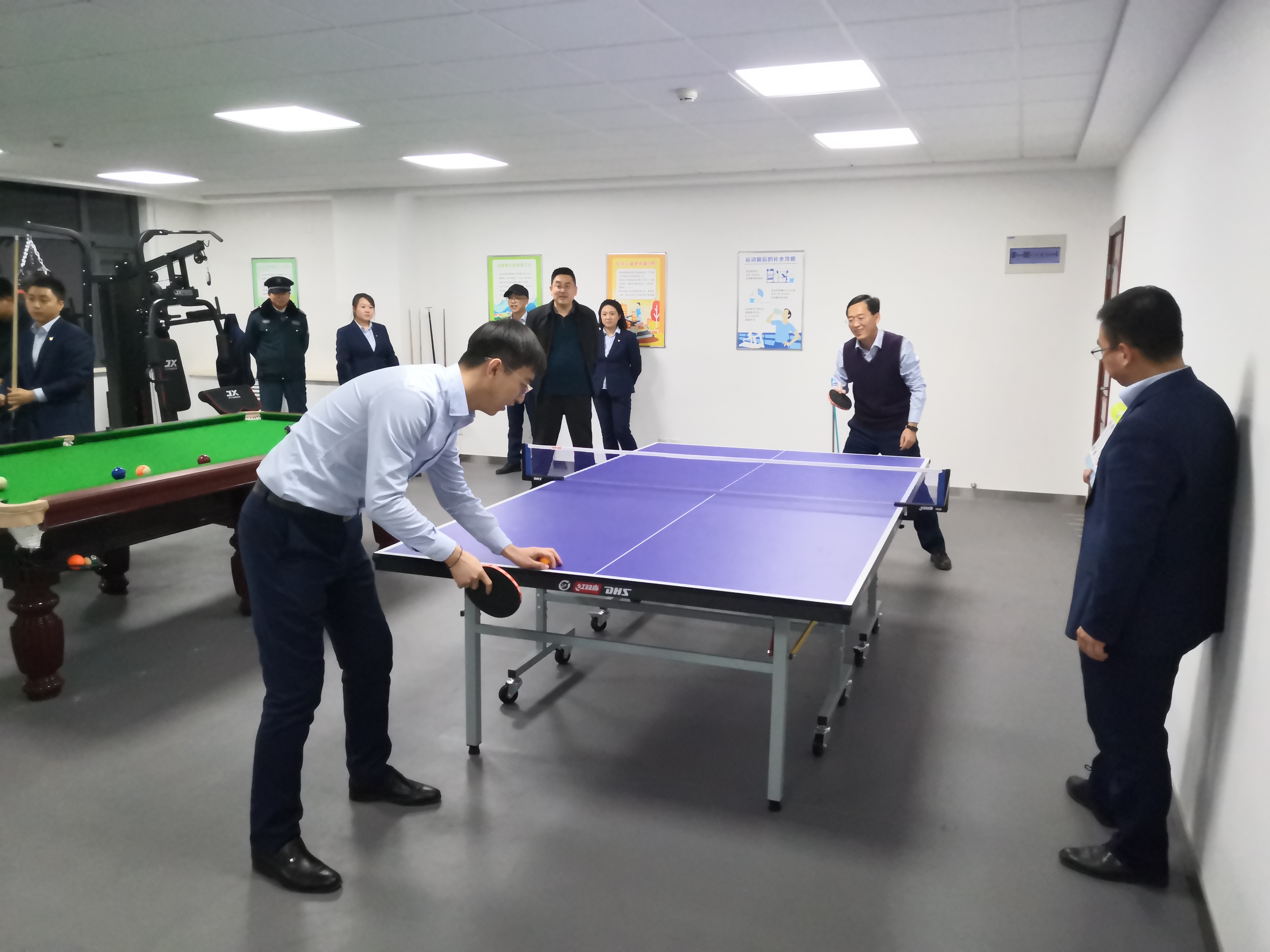 泓源公司舉辦“慶元旦、迎新春”職工乒乓球臺球比賽(圖4)